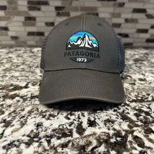 Patagonia Grey Trucker Snap Back Hat